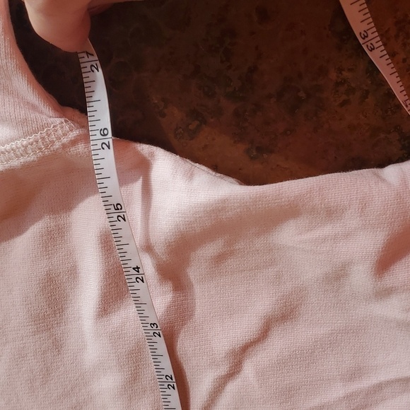 Bleu Bayou Long Slv Pink Tied Back & Sleeves Vneck Sz. XL Sweatshirt - Picture 10 of 11